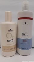 Front view of both 1 L Schwarzkopf BC Bonacure bottles