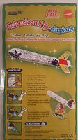 front of package showing Colourloon Fly-Airplane branding and usage instructions