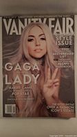 Front cover of Vanity Fair magazine featuring Lady Gaga