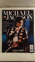 Front cover displaying title, Michael Jackson image, publication branding