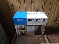 Factory box showing product name and image