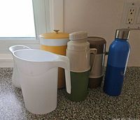 Group shot of all six beverage containers
