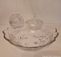 Group shot showing all three glass pieces