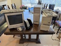 Overview of all lot items on table