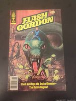 Front cover of the Flash Gordon comic book issue number 26 from 1979, showing the main illustration and condition of the comic.