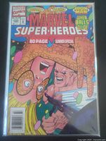 Full front cover of the Marvel Super Heroes 80 Page Summer Special comic showing Speedball and other characters with colorful balls around.