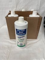 Six bottles of Home Plumber Bowl Cleaner 900ml in cardboard box and one bottle in front