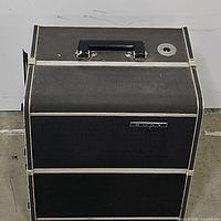 Front view of the Sony TC-500A reel to reel tapecorder case showing the Sony logo and panel details.