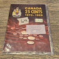 Front cover of Canada 25 Cents folder