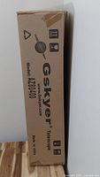 Sealed shipping box labeled Gskyer Telescope Model AZ80400
