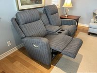 Front-right angle view with right seat reclined