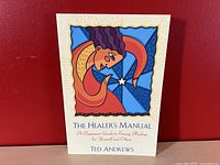 Front cover of The Healer's Manual by Ted Andrews, colorful illustration and subtitle visible