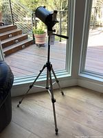 Assembled telescope on tripod, front view