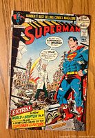 Front cover of Superman comic book #248 with detailed colorful artwork and text.