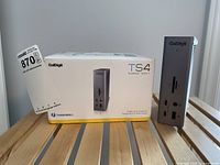 Dock, original box and timeslot label