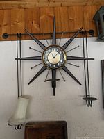 Straight-on view of complete lot mounted on wall