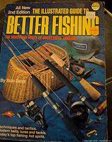 Cover of 'Better Fishing' book showing fishing rods and basket with lure and tackle, indicating subject and condition.