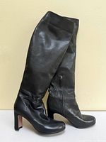 Pair of boots side-by-side at slight angle showing full length and silhouette