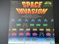 Front cover of the Space Invasion LP with pixelated space invaders artwork and title text.