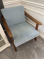 Front angled view showing full chair