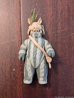 Front view of Star Wars Kenner Logray figure showing detailed paint and costume elements.