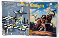 Two Dragon magazine issues (86 and 108) shown side by side with visible cover art