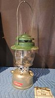 Full view of lantern front showing brand and components