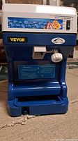 Front view of Vevor ice shaver