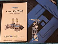 User manual and Forscher branded box showing product details and branding.