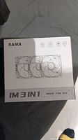 Box packaging showing brand name Sama and illustration of three ARGB fans inside labeled '3 in 1 ARGB Fan Kit'