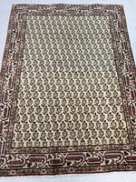 Full view of the rug laid flat on a white surface, showing overall size and pattern alignment.