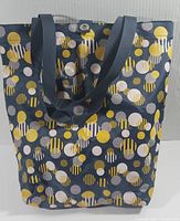 Front view of tote bag showing overall pattern and style