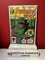 Photo of Fantastic Four comic issue #271 with cover showing first appearance of Gormuu in very fine plus condition.