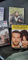 Photo showing DVDs including Free State of Jones and Silver Linings Playbook