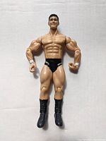 Front view of Randy Orton 2003 Jakks WWF wrestling figure showing muscular build and detailed paint application.