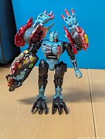 Front view of the Jawbreaker Beast Wars Transformers figure showing detailed front colors and design.