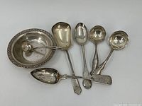 Group view of all pieces laid out on white background