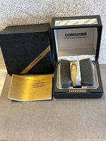 Watch in original Longines box with outer sleeve and instruction manual