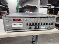 Front view of EG&G Princeton Applied Research 5207 Lock-in Amplifier electronic instrument showing the full panel with digital and analog output displays, switches, knobs, and input connectors.