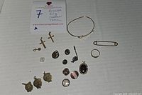 All items laid out on white background