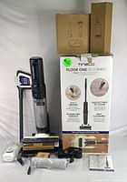 Overall view of main unit, boxes and accessories