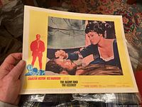 Lobby card for The Agony and the Ecstasy showing Charlton Heston and Rex Harrison