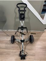 Full view of Bag Boy LT-450 golf cart unfolded