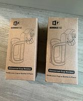 Front of two sealed Bundlepro Universal Cup Holder boxes
