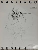 Full view of the lithograph print showing the artwork and the Zenith Gallery text.