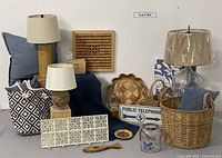 Full lot view with all items arranged