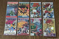 Eight comics including four X-Men Archives issues and four Star Jammers issues, all bagged and boarded.