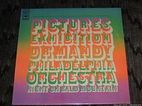 Front cover of sealed LP showing title and artwork