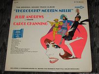 Front cover of Thoroughly Modern Millie LP showing title, artwork and Decca logo