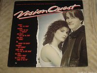Front cover of Vision Quest soundtrack LP